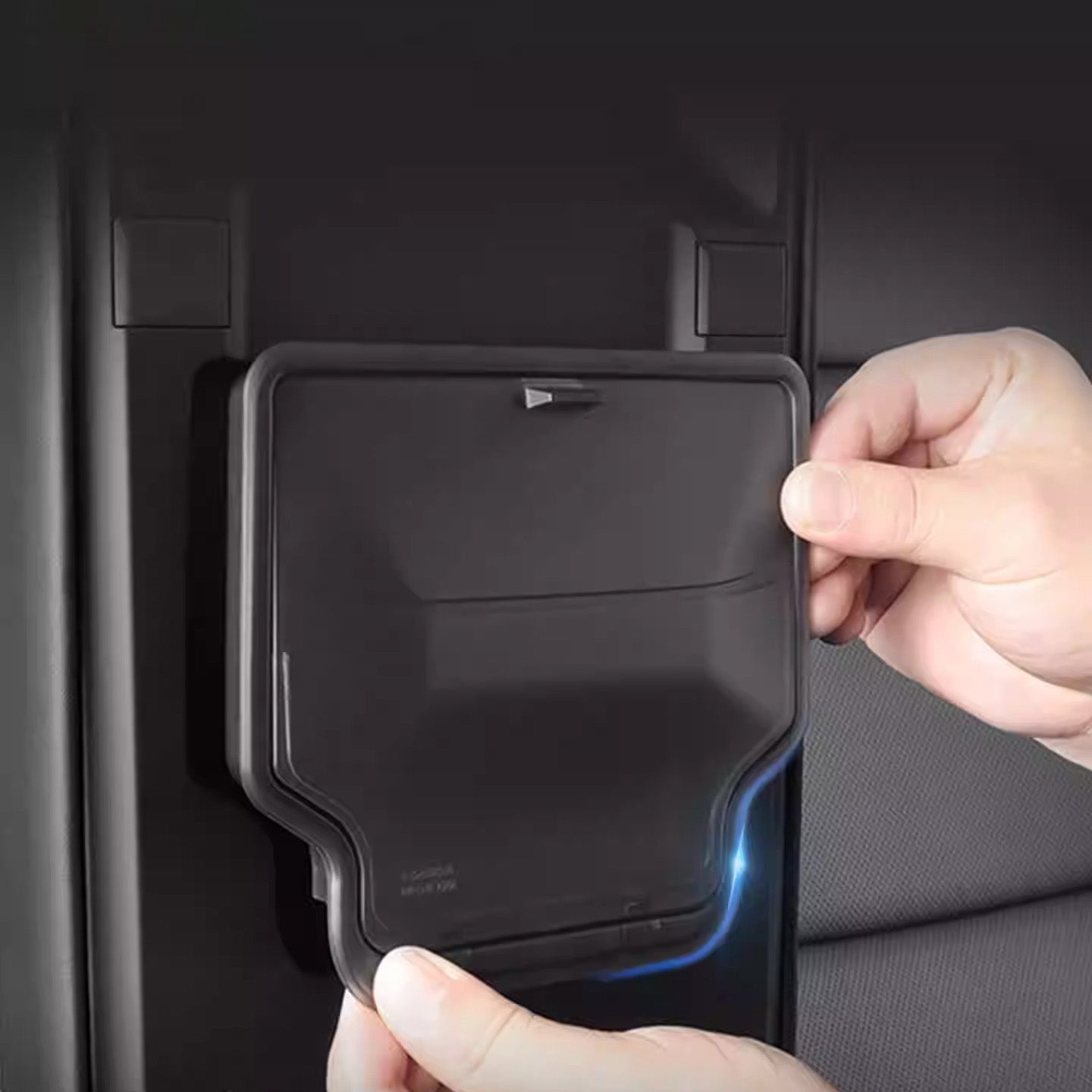 CUTIM Hidden Armrest Storage Box for Tesla Model Y Juniper & Model 3 Highland
