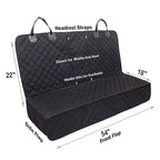 Heavy-Duty Dog Seat Cover with Double Zipper Design for Tesla Model 3/Y/S/X & Cybertruck | CUTIM