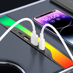Center Console USB Hub with Ambient Lighting for Model Y Juniper & Model 3 Highland