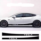 CUTIM Car Door Side Skirt Stripes Sill Sticker Body Decal for Tesla Model S/3/X/Y (2pcs/set)