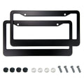 CUTIM Black License Plate Frame for Tesla (2pcs)