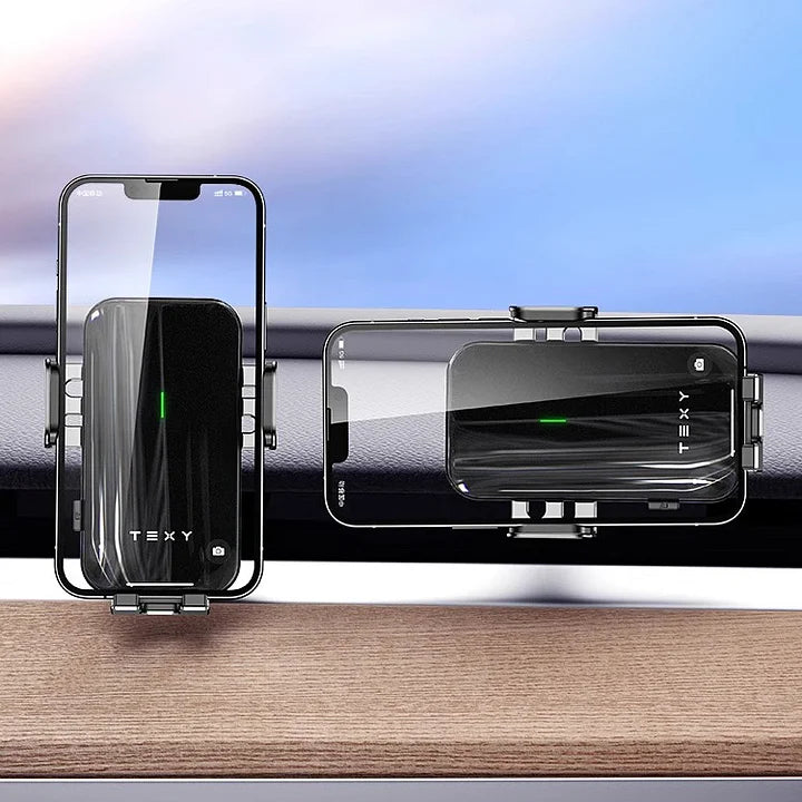 Tesla Model Y & Model 3 Solar-Powered Phone Mount