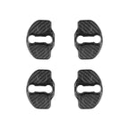 Real Dry Carbon Fiber Door Lock Cover for Tesla Model 3 & Model Y Juniper