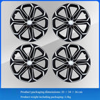 CUTIM 19 inch Plum Blossom Pattern Wheel Hub Protector for Model Y