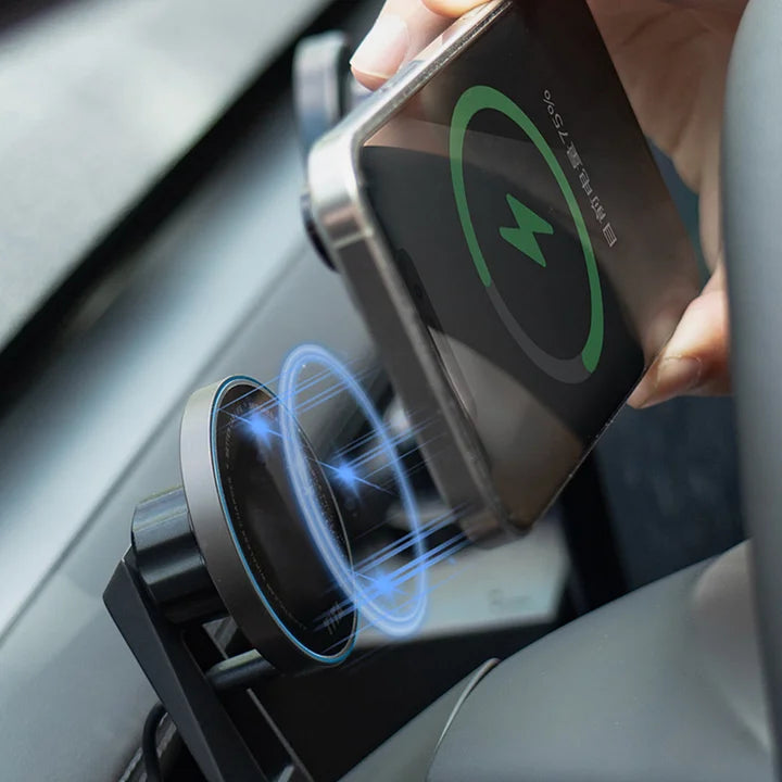 Tesla Model Y Juniper & Model 3 Highland MagSafe Wireless Charging Phone Mount (TITA Pro)