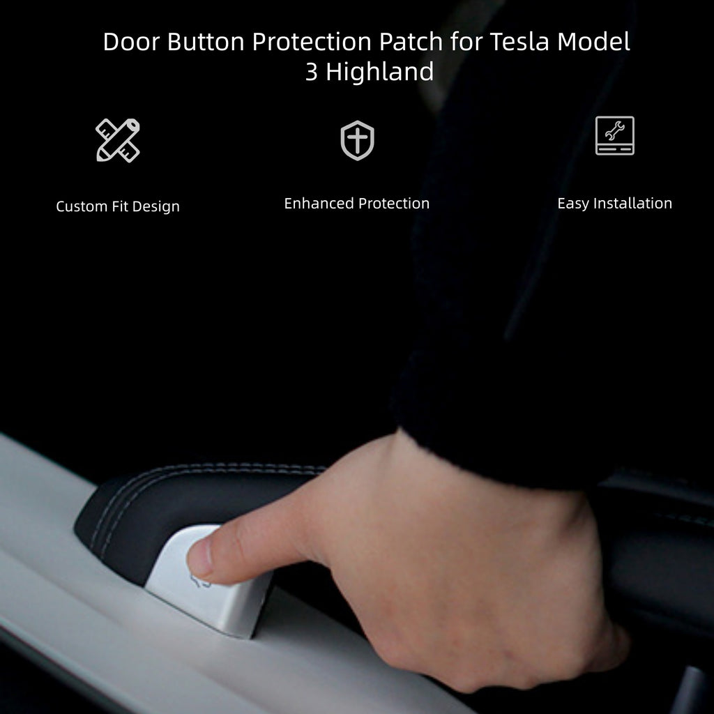 CUTIM Door Button Protection Patch for Tesla Model 3 Highland