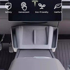 Center Console Wireless Charging Pad with Side Pockets For Tesla Model 3 Highland & Model Y Juniper