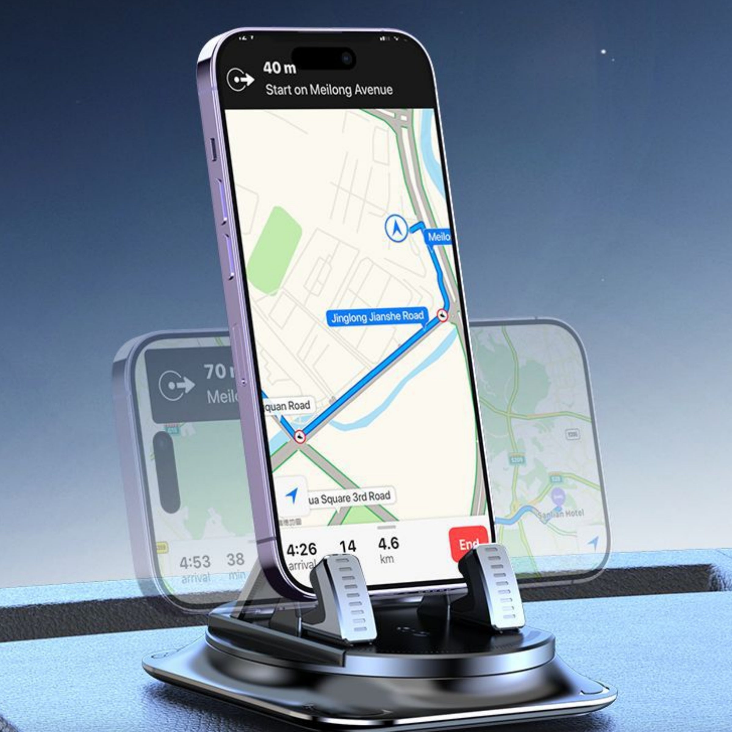 Tesla Dashboard Phone Holder – Adjustable Magnetic Mount For  Model 3 Highland and Model Y Juniper