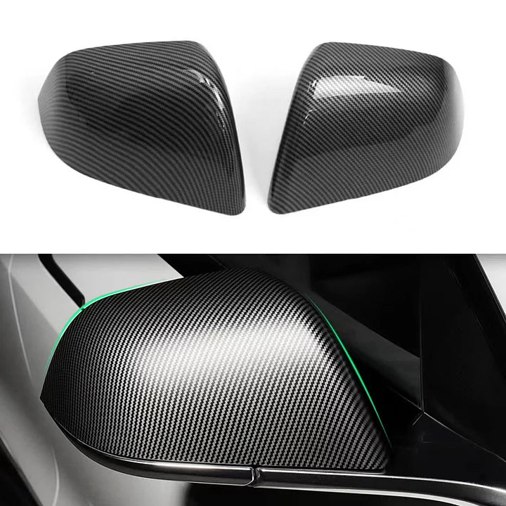 CUTIM Tesla Side Mirror Cover Replacement - Rearview Mirror Cap for Exterior Modification & Protection