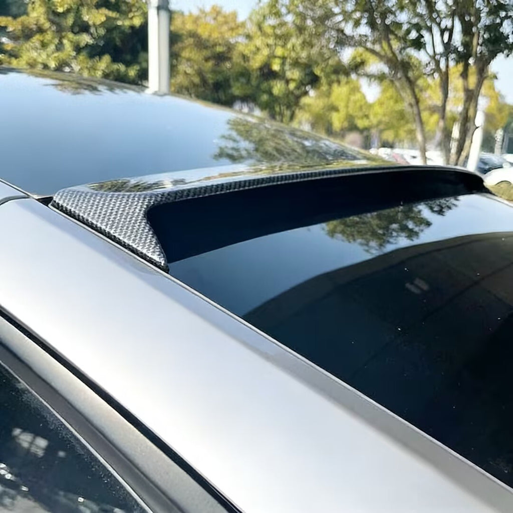 Carbon Fiber Pattern Painted Sport Rear Spoiler for Tesla Model 3 & Model Y