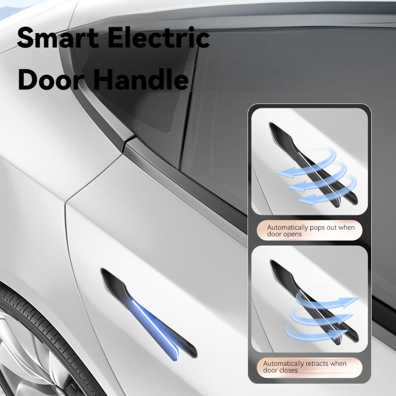 CUTIM Tesla Electric Door Handle Non-Destructive Installation Color-Adjustable