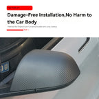 Side Mirror Cover OEM Style for Tesla Model X / S – Dry Carbon Fiber Exterior Mods