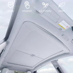 CUTIM Retractable Sun Shade for Model Y Juniper