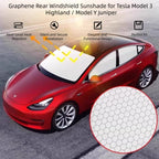 Graphene Rear Windshield Sunshade for Tesla Model 3 Highland / Model Y Juniper