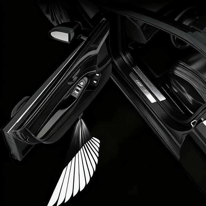 CUTIM Angel Wings Door Welcome Lights for Model 3/Y/S/X