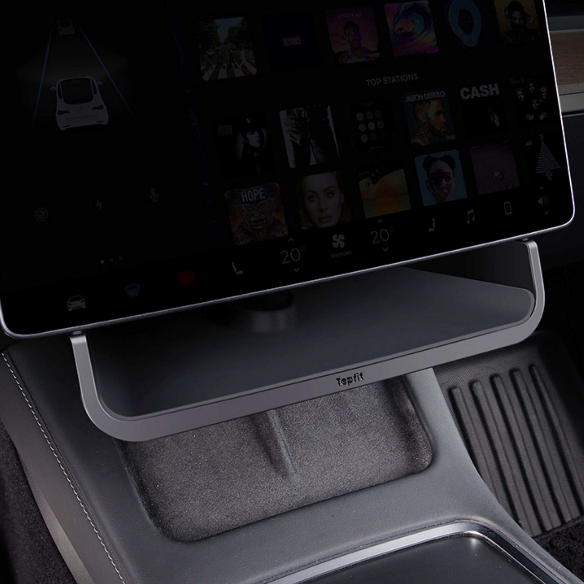CUTIM Under Screen Storage Box for New Model Y / 3 Highland