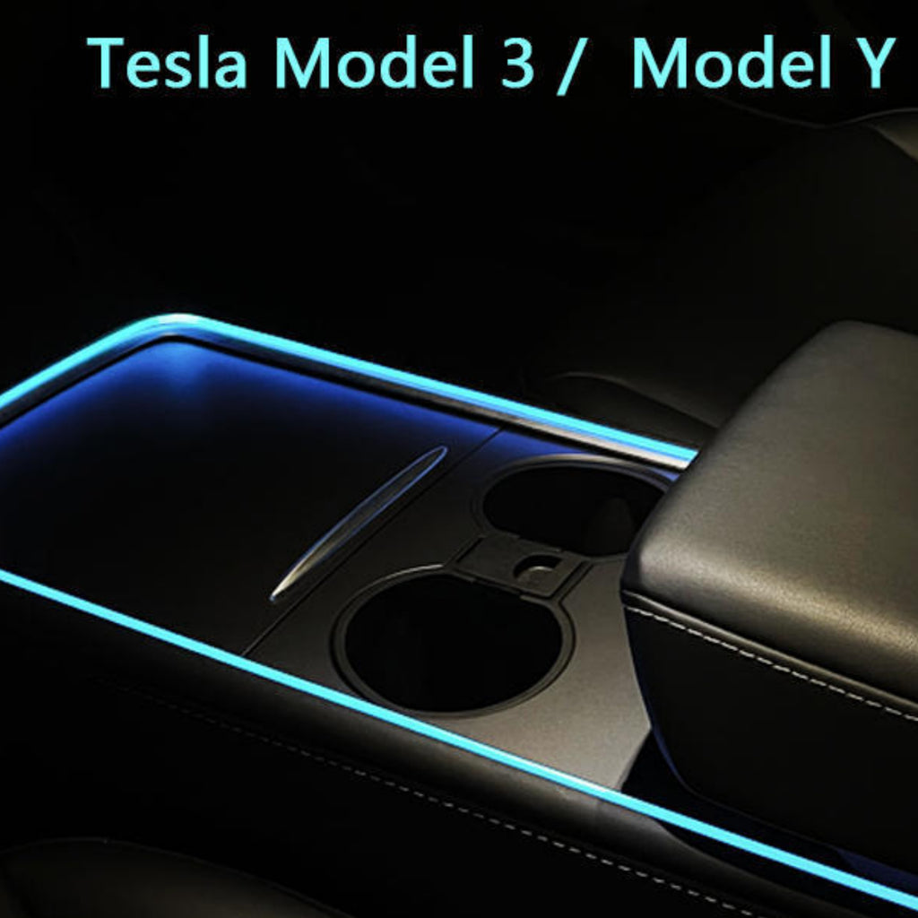 Tesla Center Console Ambient Lighting LED Strip for 3/Y