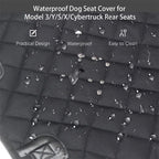 Waterproof Dog Seat Cover for Tesla Model 3/Y/S/X & Cybertruck