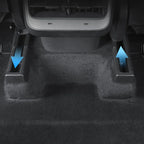 CUTIM Car Slide Rails Anti Kick Plug for Model Y and Model 3 Highland 4PCS