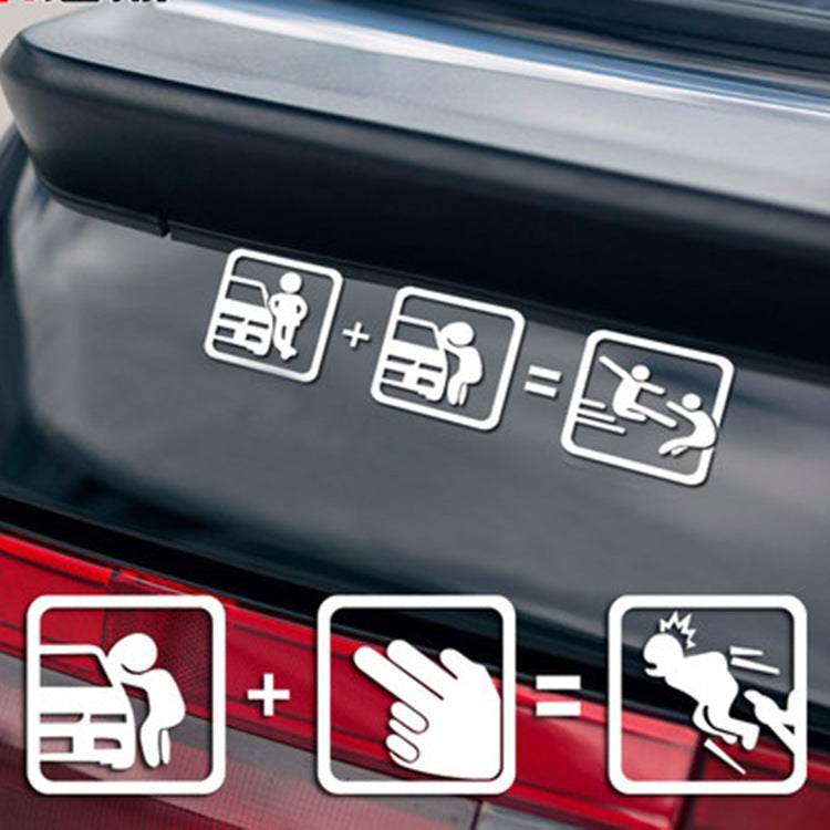 CUTIM Don't touch my car Reflective car decal