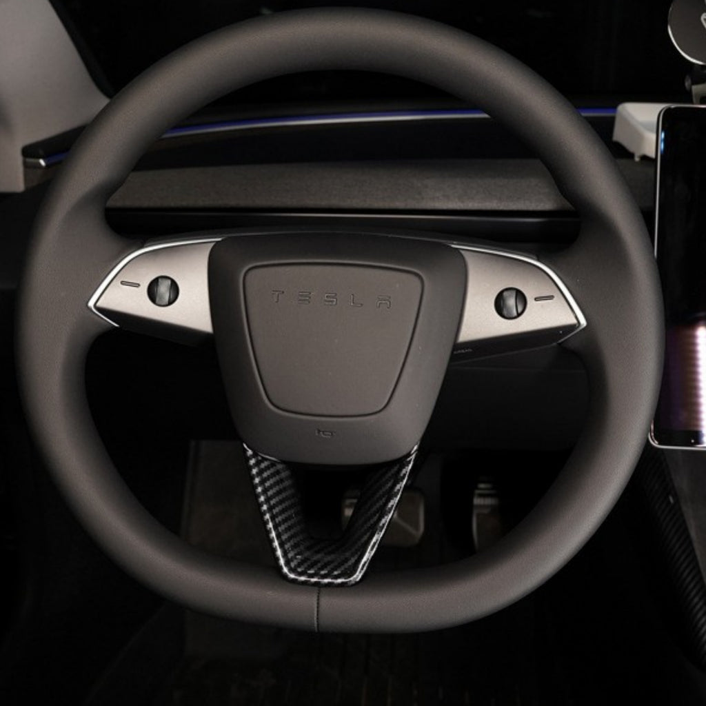 CUTIM Steering wheel V-cover for Model 3 Highland & Model Y
