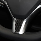 CUTIM Steering Wheel Interior Sticker for Tesla Model S/X