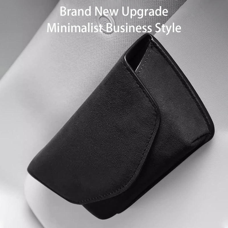 CUTIM Alcantara Sun Visor Glasses Case for Tesla