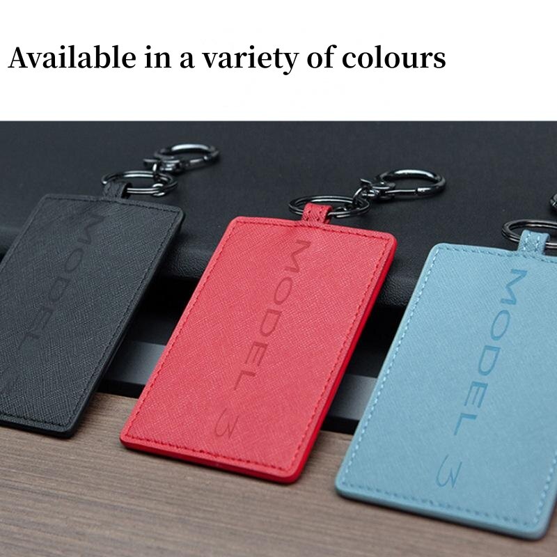 Key Card Holder Leather Card for Tesla Model 3 & Model Y