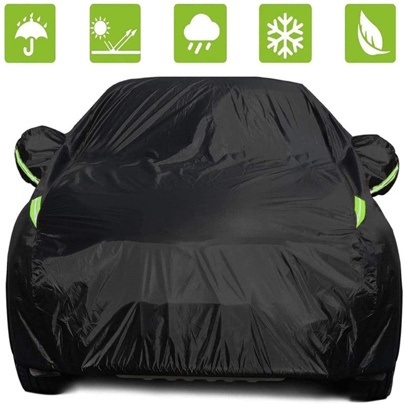 CUTIM Car Cover All-Weather Protection - Thickened Universal Waterproof Dustproof Sunproof Car Cover