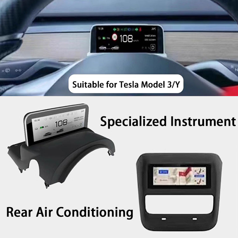 CUTIM 4.6 inch Mini Dashboard Display Screen for Tesla Model 3/Y