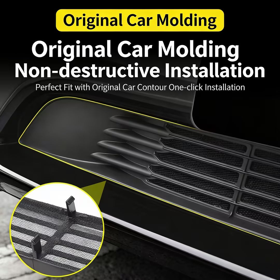 CUTIM All-in-One Protection Suite: Split Insect Net & Water Barrier for Tesla Model 3/Y