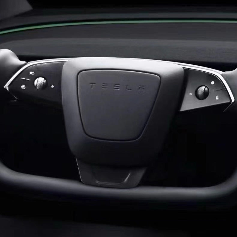 Alcantara Heated Yoke Steering Wheel for Model 3 Highland & Model Y Juniper
