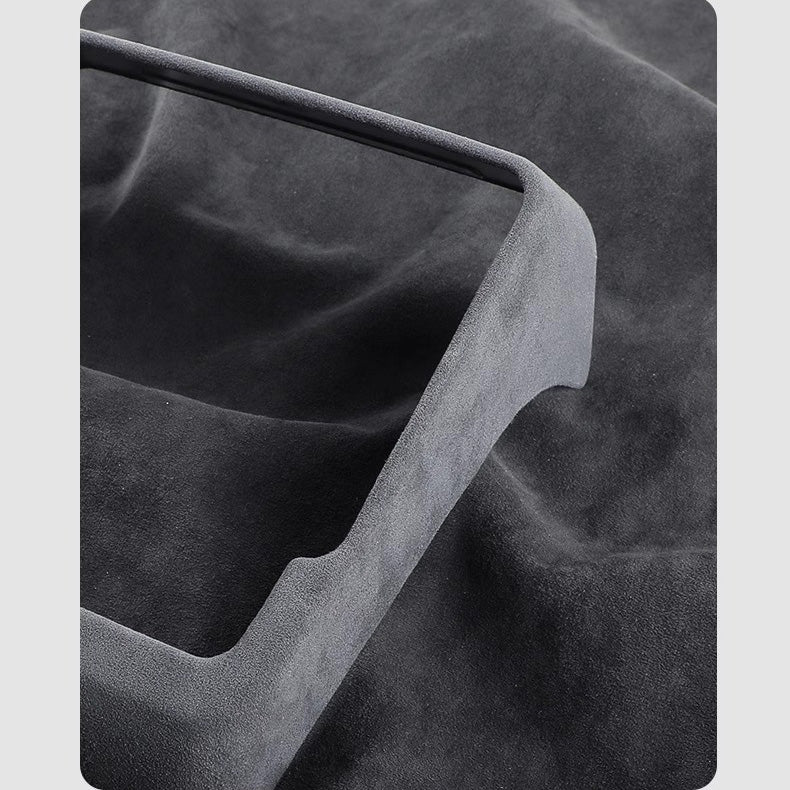 CUTIM Rear Display Frame In Tumbled Leather for Model 3 Highland / New Model Y