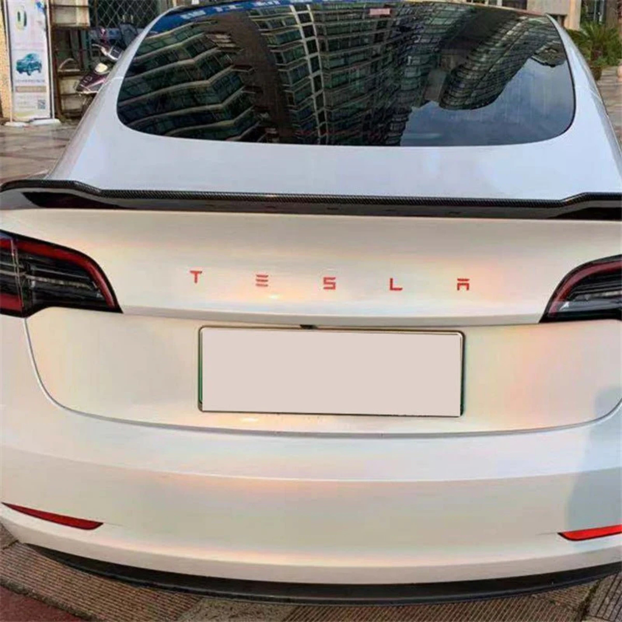 CUTIM Tailgate Lettered Rear Logo Replacement For Tesla Model 3/Y