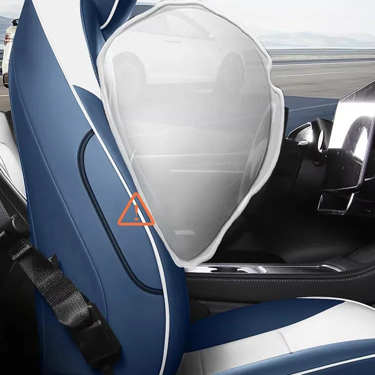 CUTIM Leather Seat Covers for Tesla Model 3 & Model Y