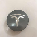 CUTIM Tesla Wheel Center Cap Emblem - Car Wheel Hub Cover Badge