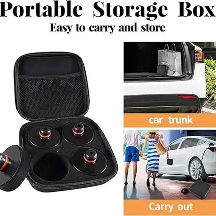 CUTIM Jack Pads Adapter with Storage Bag for Model 3/Y/S/X