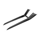 Real Dry Carbon Fiber Center Console Combo Side Panel & Charging Pad Overlay for Model 3 Highland & New Model Y