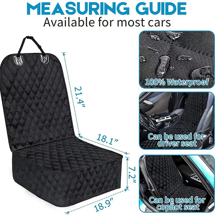 Waterproof Car Dog Seat Cover with Side Protection for Tesla