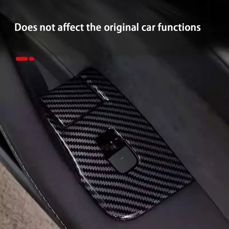 CUTIM Door Lock Switch Cover Trim for Tesla Model 3 & Model Y