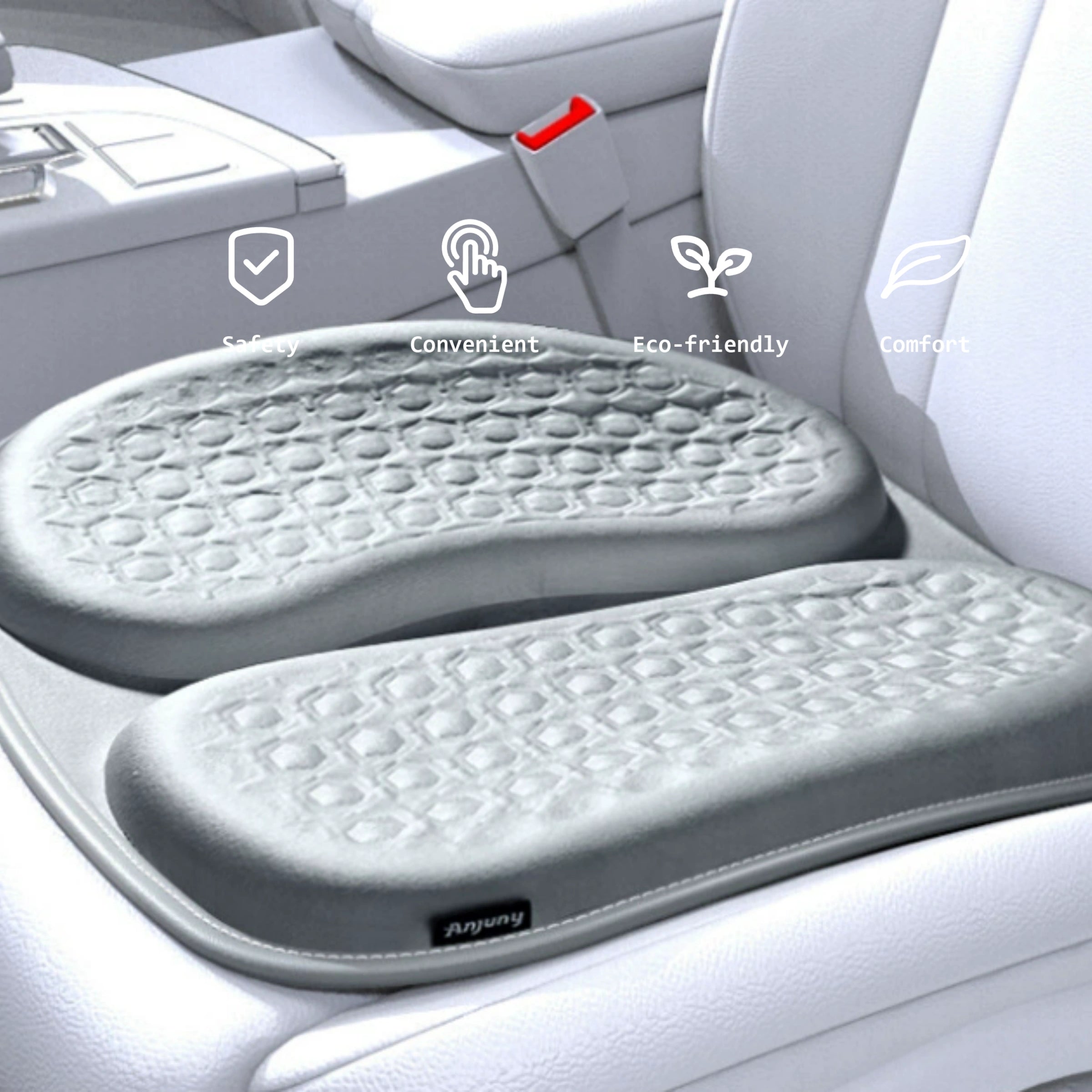 Cooling Gel Seat Cushion for Tesla – Breathable Pressure Relief Pad