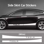 CUTIM Car Door Side Skirt Stripes Sill Sticker Body Decal for Tesla Model S/3/X/Y (2pcs/set)
