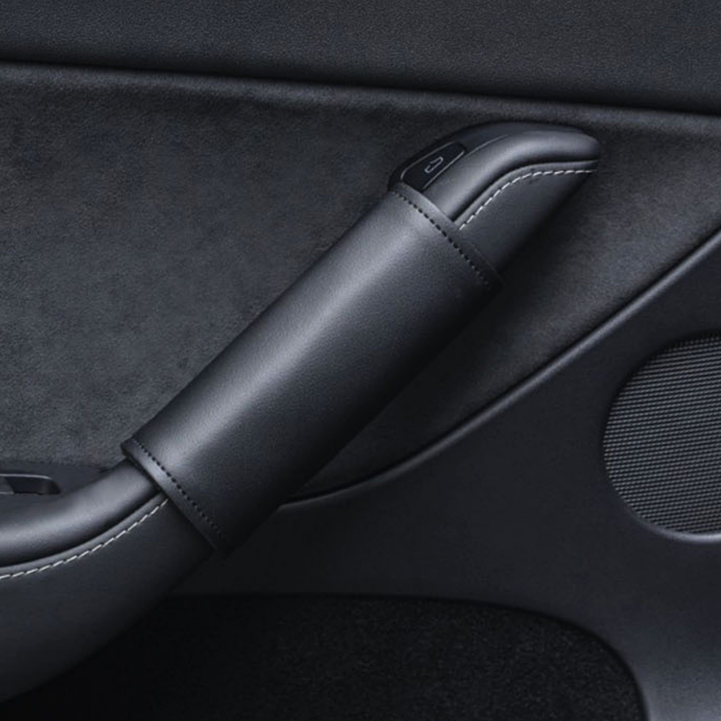 CUTIM Leather Inner Door handle Cover for Tesla Model 3 Model Y