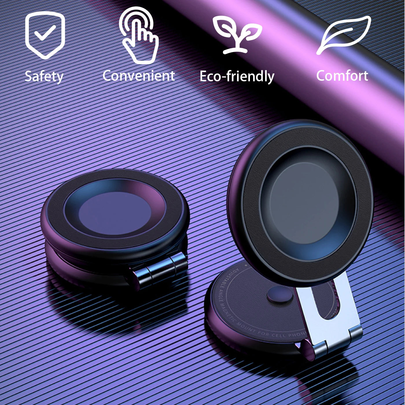 Tesla Hidden Magnetic Phone Mount for Dashboard