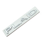 CUTIM Plaid Letter Logo sticker for Tesla Model