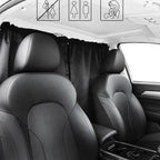 Tesla Rear Privacy Divider Curtain for Model 3/Y/S/X – Blackout Sunshade Partition