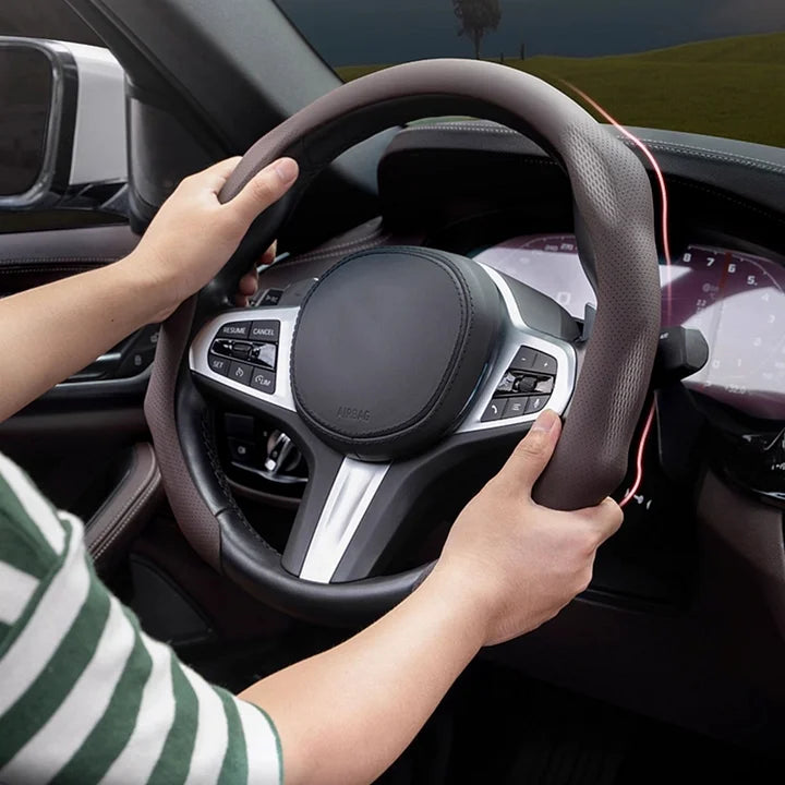 CUTIM Ultra-thin Steering Wheel Cover for Tesla Model 3/Y/X/S