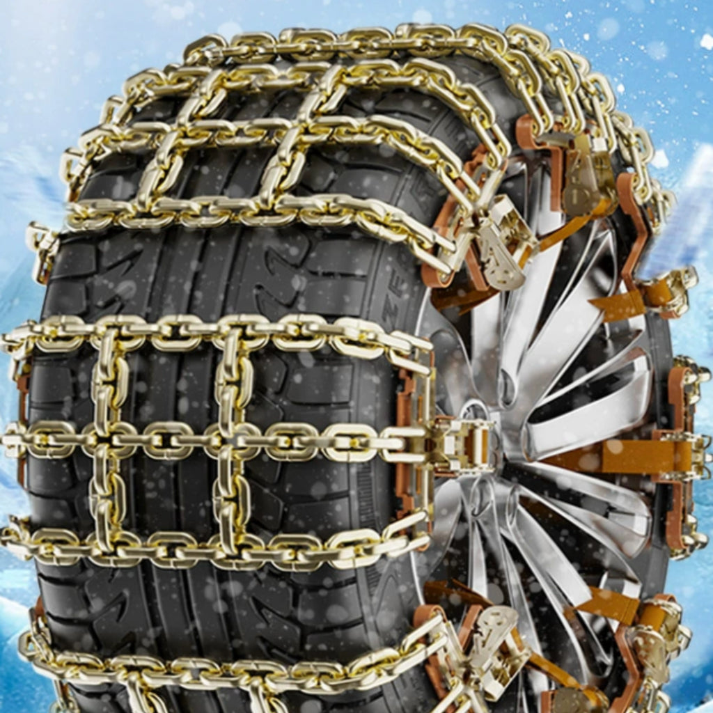 CUTIM Heavy-Duty Cross-Shaped Emergency Snow Chains for Tesla | CUTIM