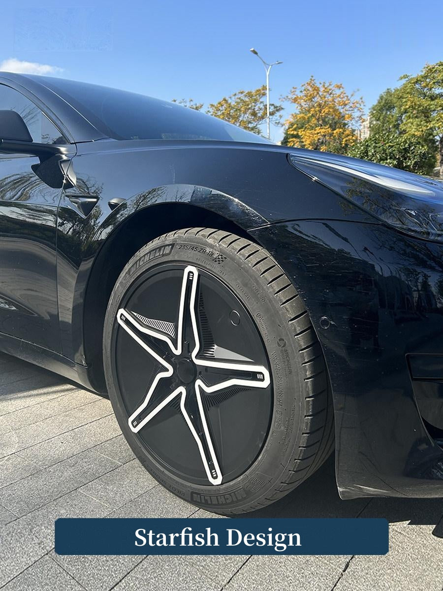 CUTIM Pai Dahai Star Wheel Hub Cap for Model 3/Y
