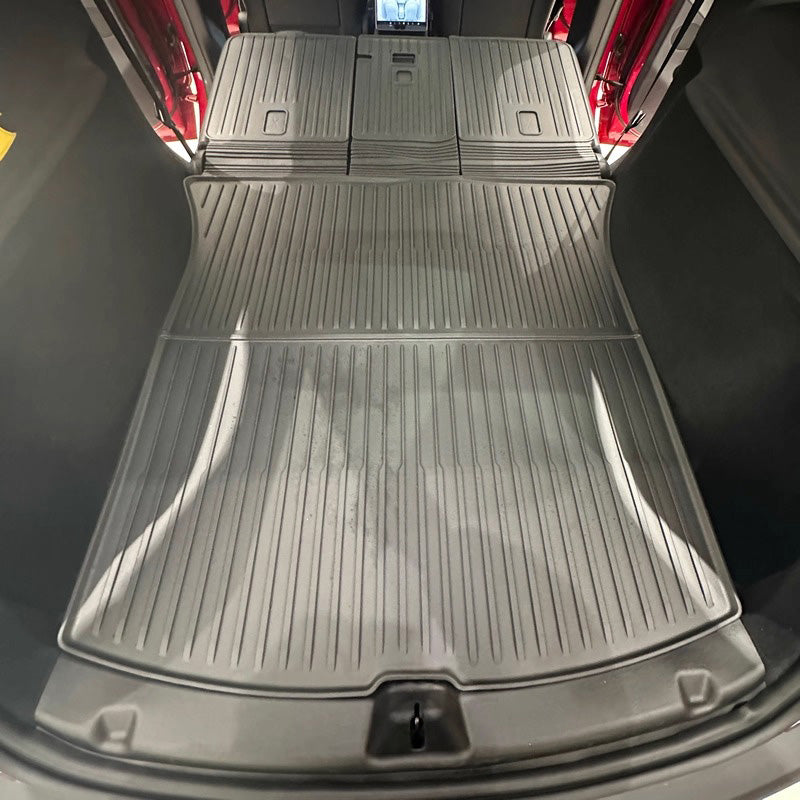 CUTIM Trunk Mat With Backrest Mat for Tesla New Model Y